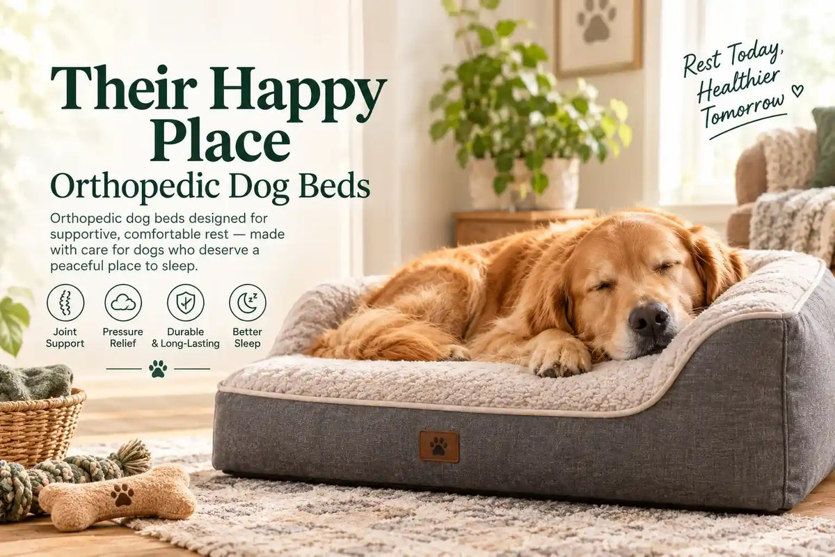 Their Happy Place | Orthopedic Dog Beds